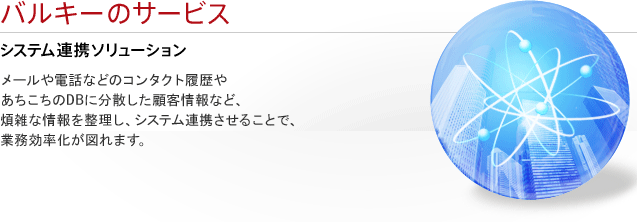 バルキーのサービス システム連携ソリューション